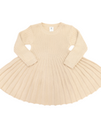 Knit Swing Dress Beige
