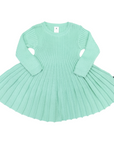 Swing Knit Dress Green