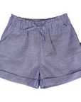 Chambray Short Dark