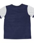 Colour Block Tee Navy