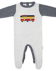 Tram Knit Romper Grey