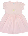 Flower Cotton Dress Light Pink