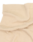 Beige Knit Blanket