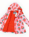Strawberries & Sprinkles Raincoat Pink