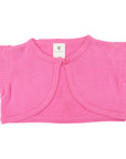 Crop Knit Cardigan Hot Pink