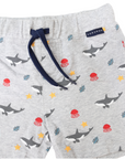 Under the Sea Cotton Short Grey