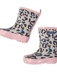 Leopard Print Gumboot Nimbus Cloud