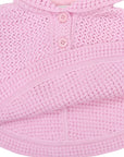 Knitted Poncho Pink