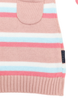 Striped Knit Dress Dusty Pink
