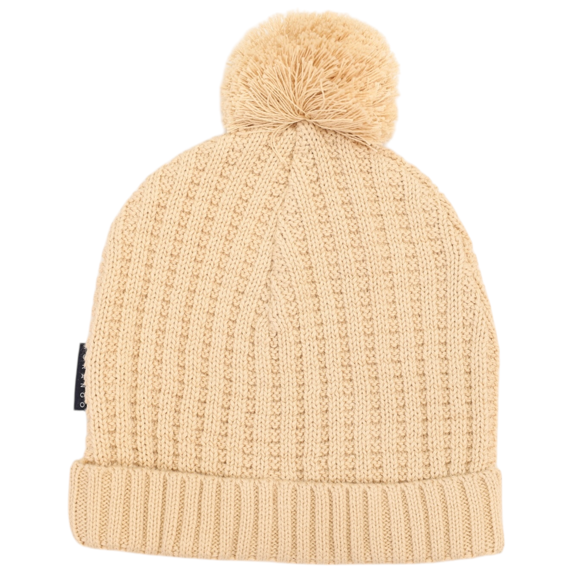 Beige Knit Beanie