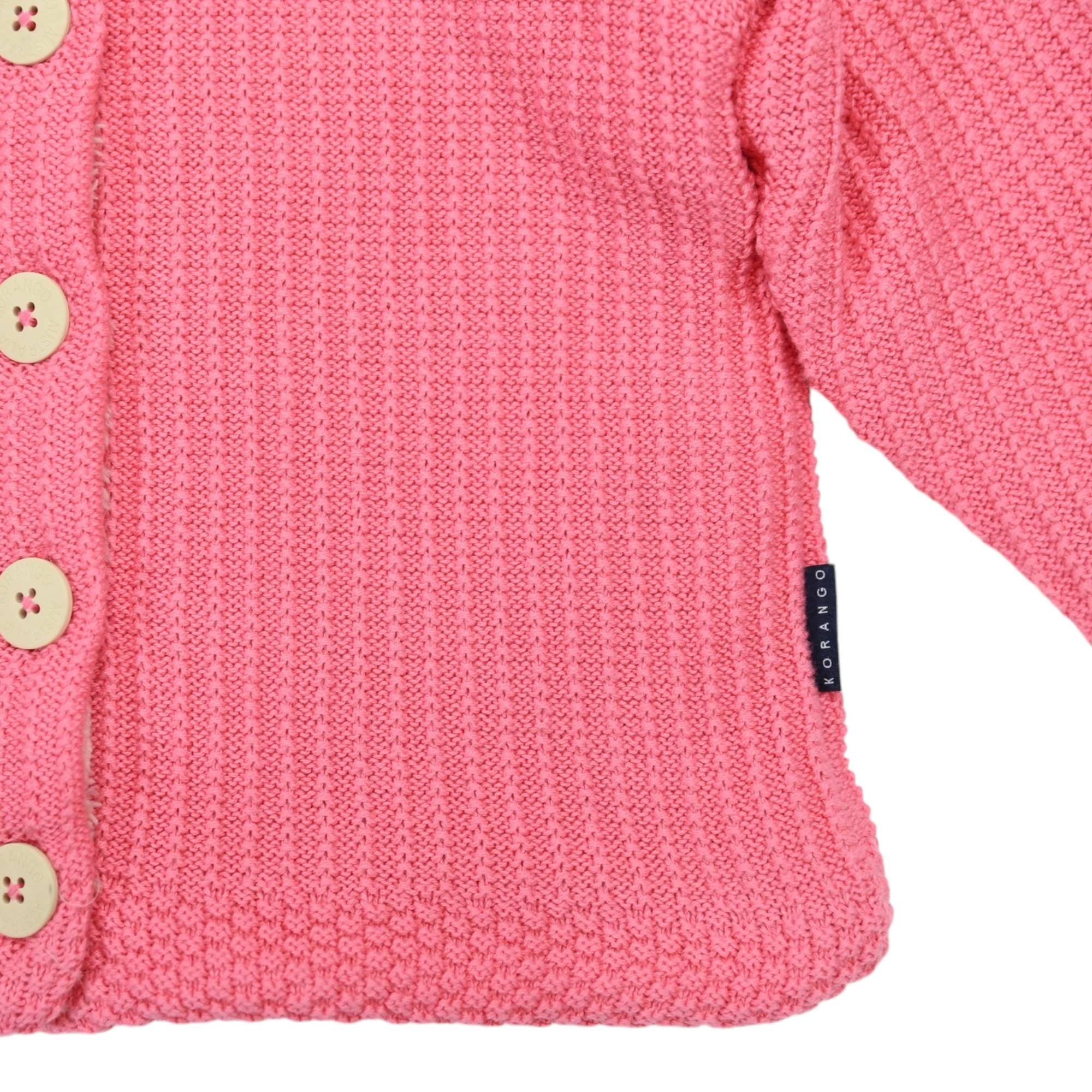 Lined Knit Jacket Tea Rose