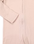 Cotton Modal Double Zip Romper Dusty Pink