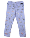 Butterfly Print Legging Blue Herron