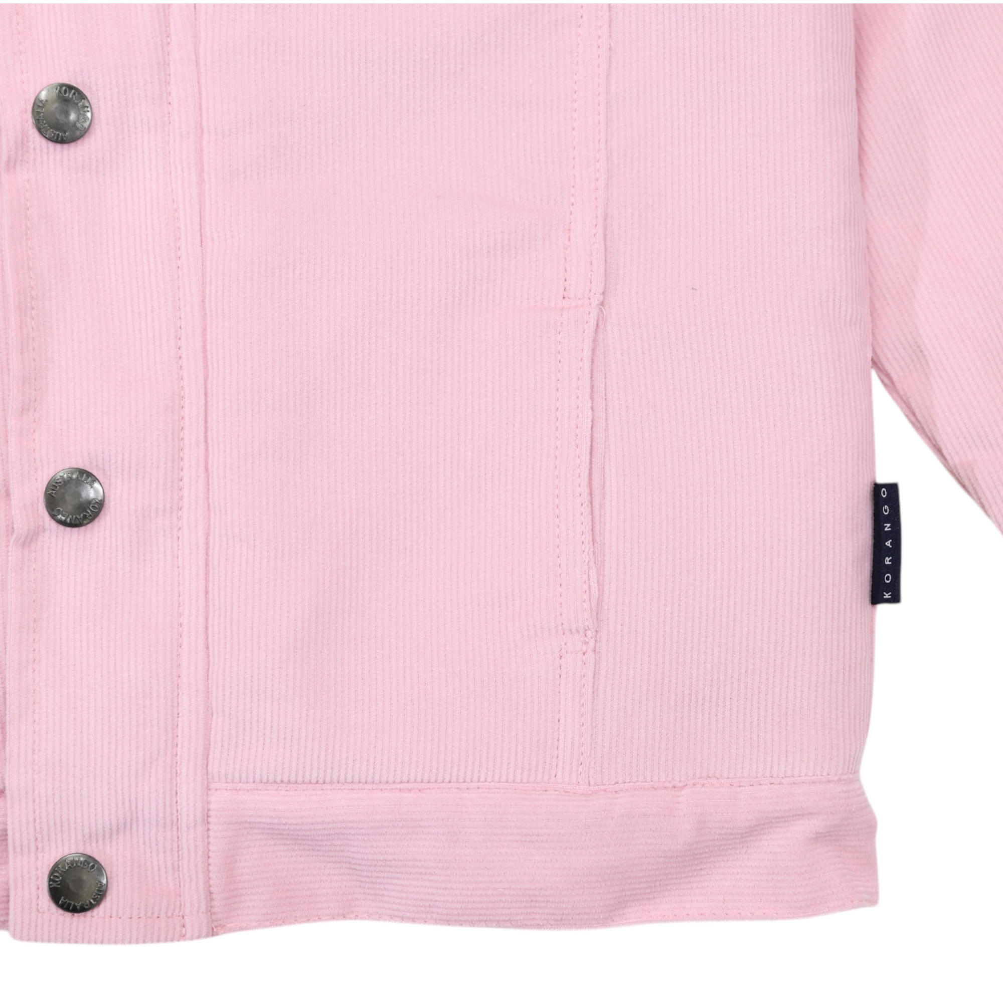 Sherpa Lined Cord Jacket Pink