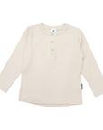 Essential Henley Tee Beige