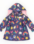 Spring Rainbow Raincoat Navy