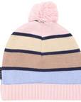 Striped Beanie Blue