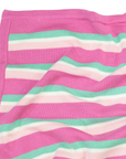 Stripe Knit Blanket Green