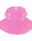 Swing Knit Dress Hot Pink