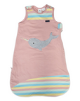 Sleeping Bag with Narwhal Print