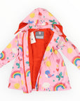 Spring Rainbow Raincoat Pink