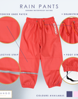 Korango Rain Pants Red