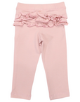 Frill Legging Dusty Pink