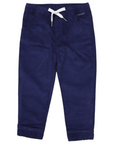 Cord Drawstring Pant Navy