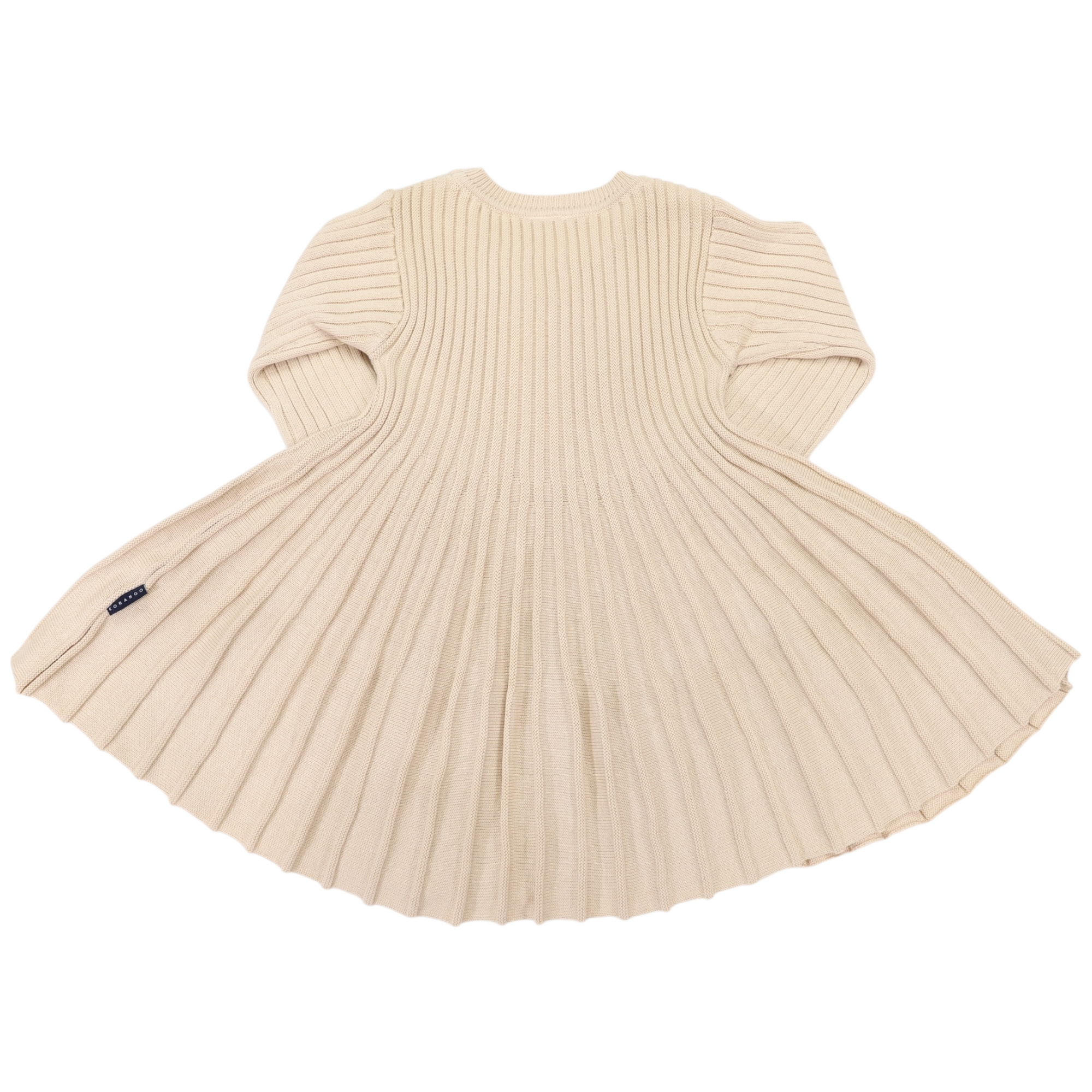 Swing Knit Dress Beige