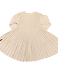 Swing Knit Dress Beige