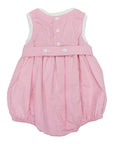 Classic Smocked Sunsuit Pink