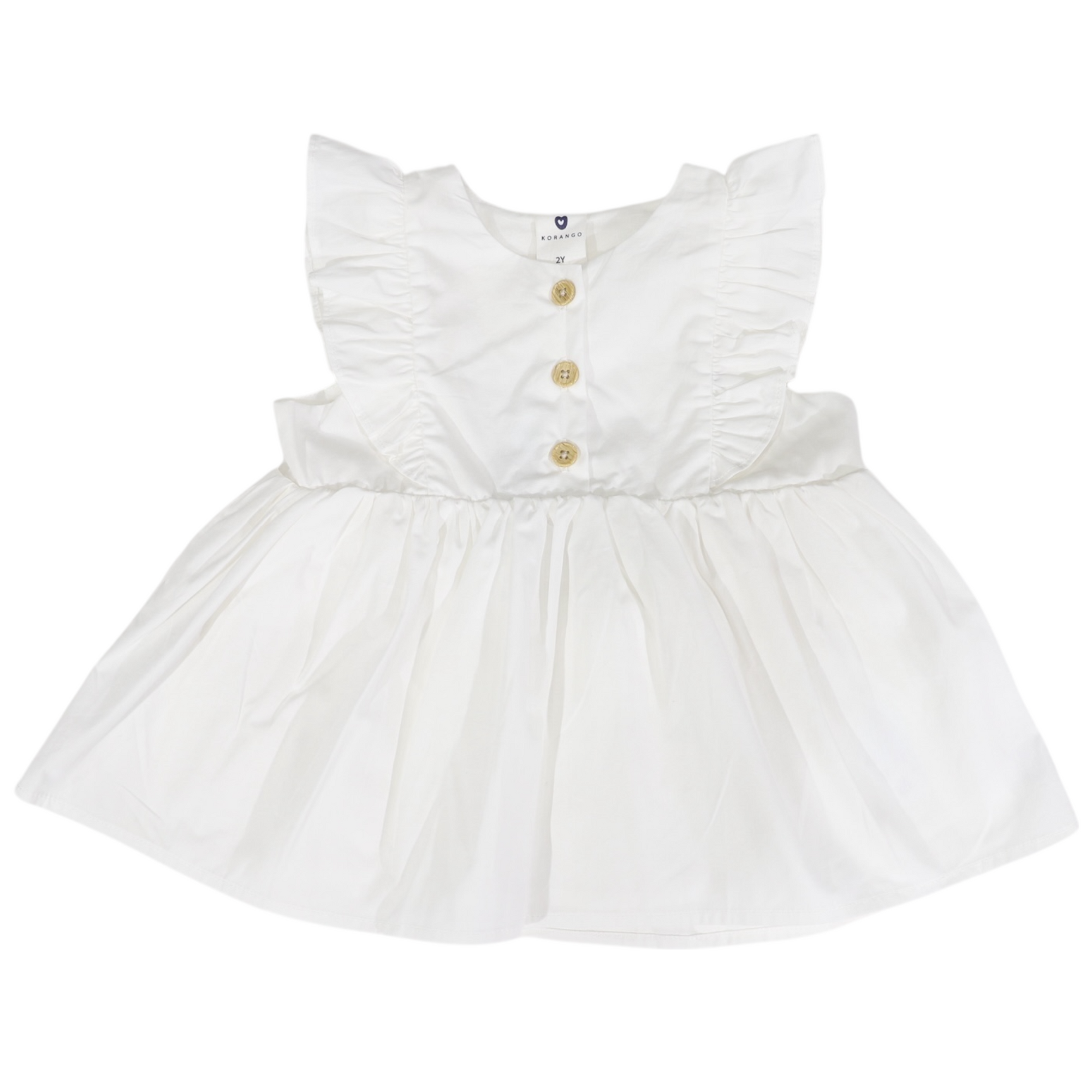 Frill Blouse White