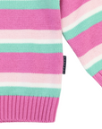 Stripe Knit Sweater Green