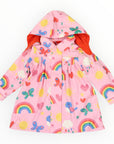 Spring Rainbow Raincoat Pink