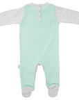 Kangaroo Knit Romper Mint