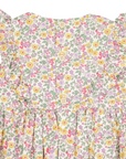 Floral Smocked Sunsuit Yellow Floral