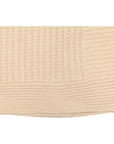 Beige Knit Blanket