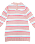 Striped Knit Dress Dusty Pink
