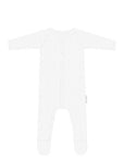 Organic Pointelle Romper White