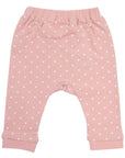 Organic Cotton Legging Pink Spot