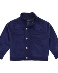 Sherpa Lined Cord Jacket Navy