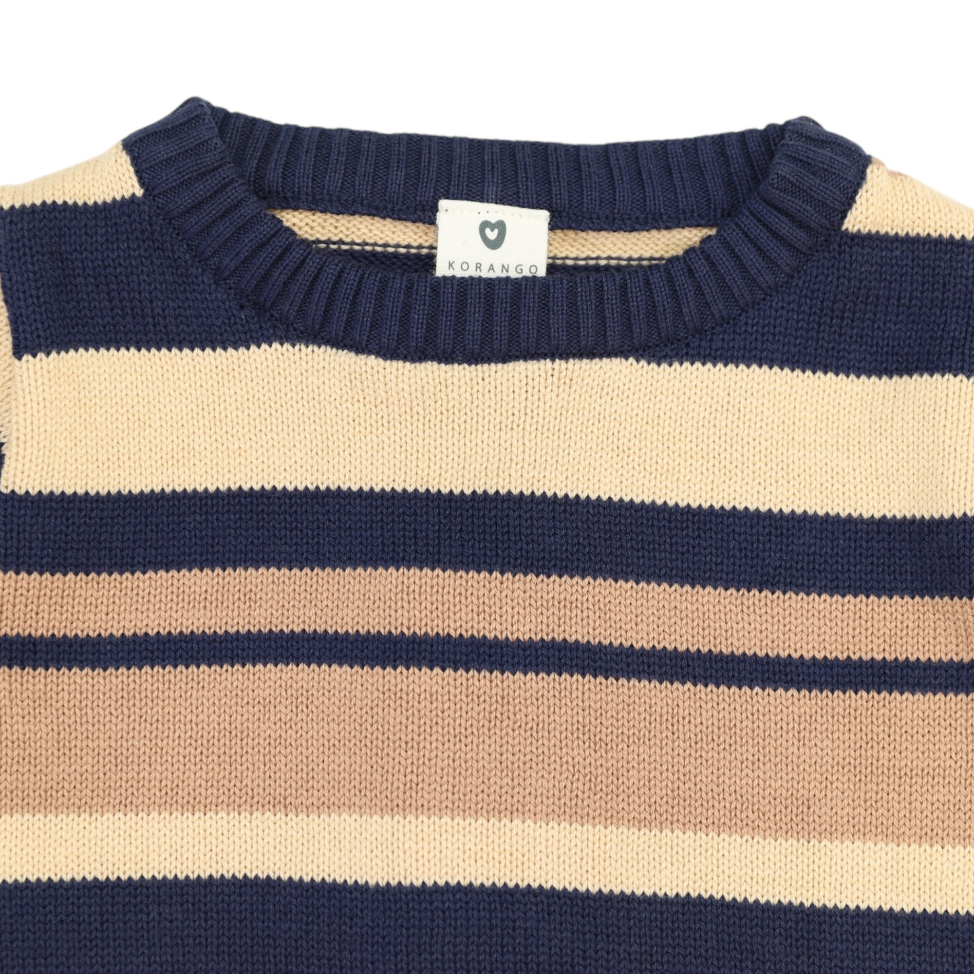 Striped Sweater Navy