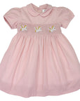 Unicorn Smocked Dress Dusty Pink