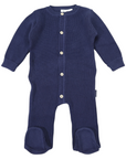 Plush Knit Romper Navy