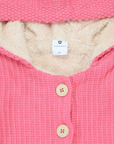 Lined Knit Jacket Tea Rose