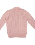 Polkadot Long Cardigan Pink