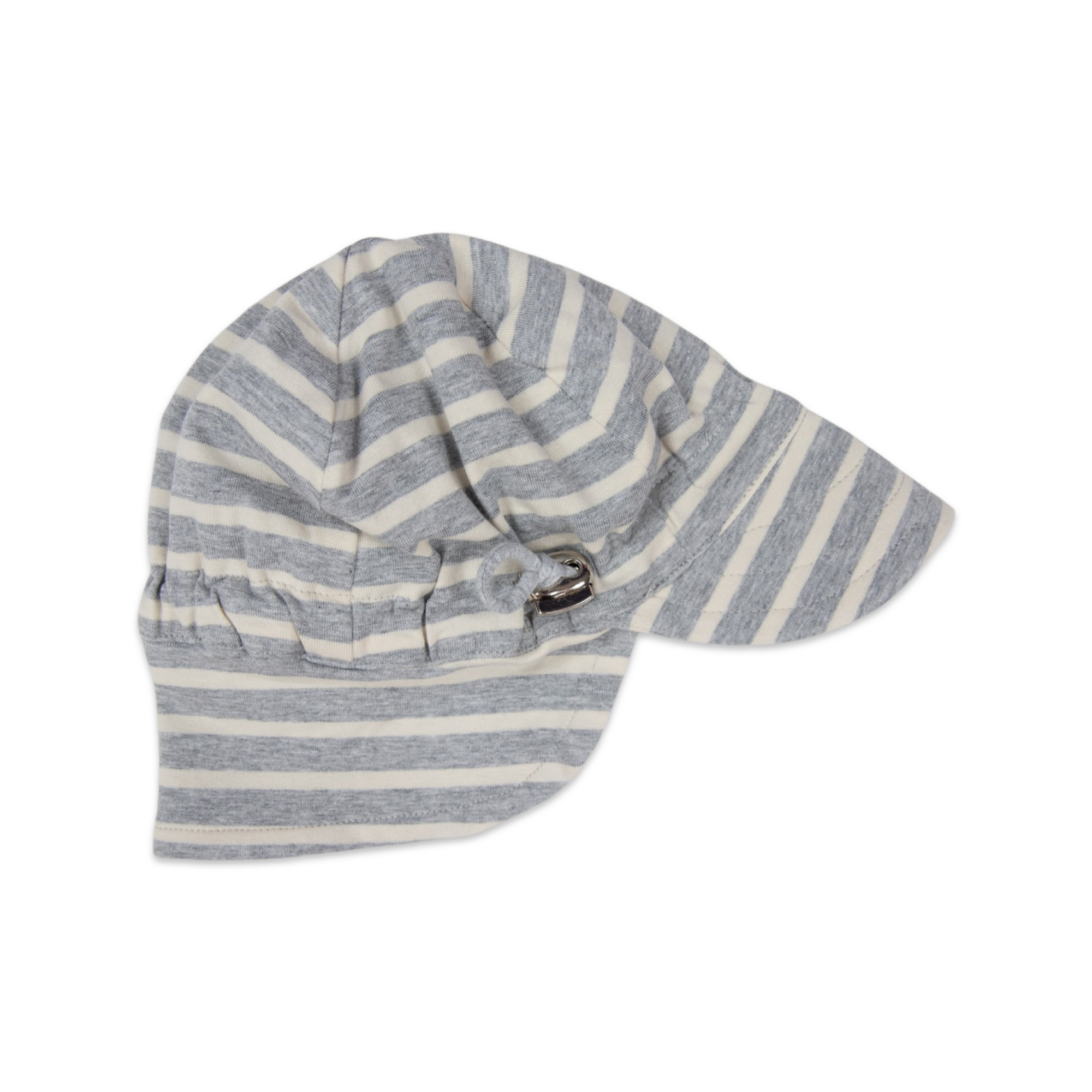 Striped Legionnaires Hat Charcoal