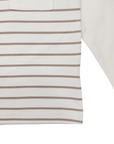 Pocket Tee Chestnut Stripe