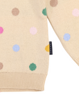 Polkadot Sweater Beige