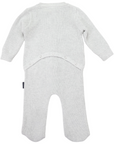 Plush Knit Romper Grey Marle